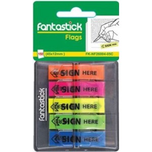Fantastick -Sign Here- Flags / 45mm x 12mm